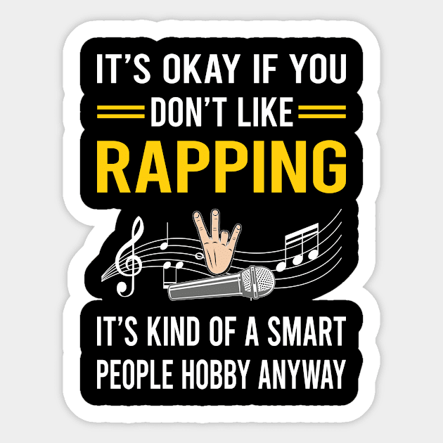 Smart People Hobby Rapping Rap Rapper Sticker by Bourguignon Aror